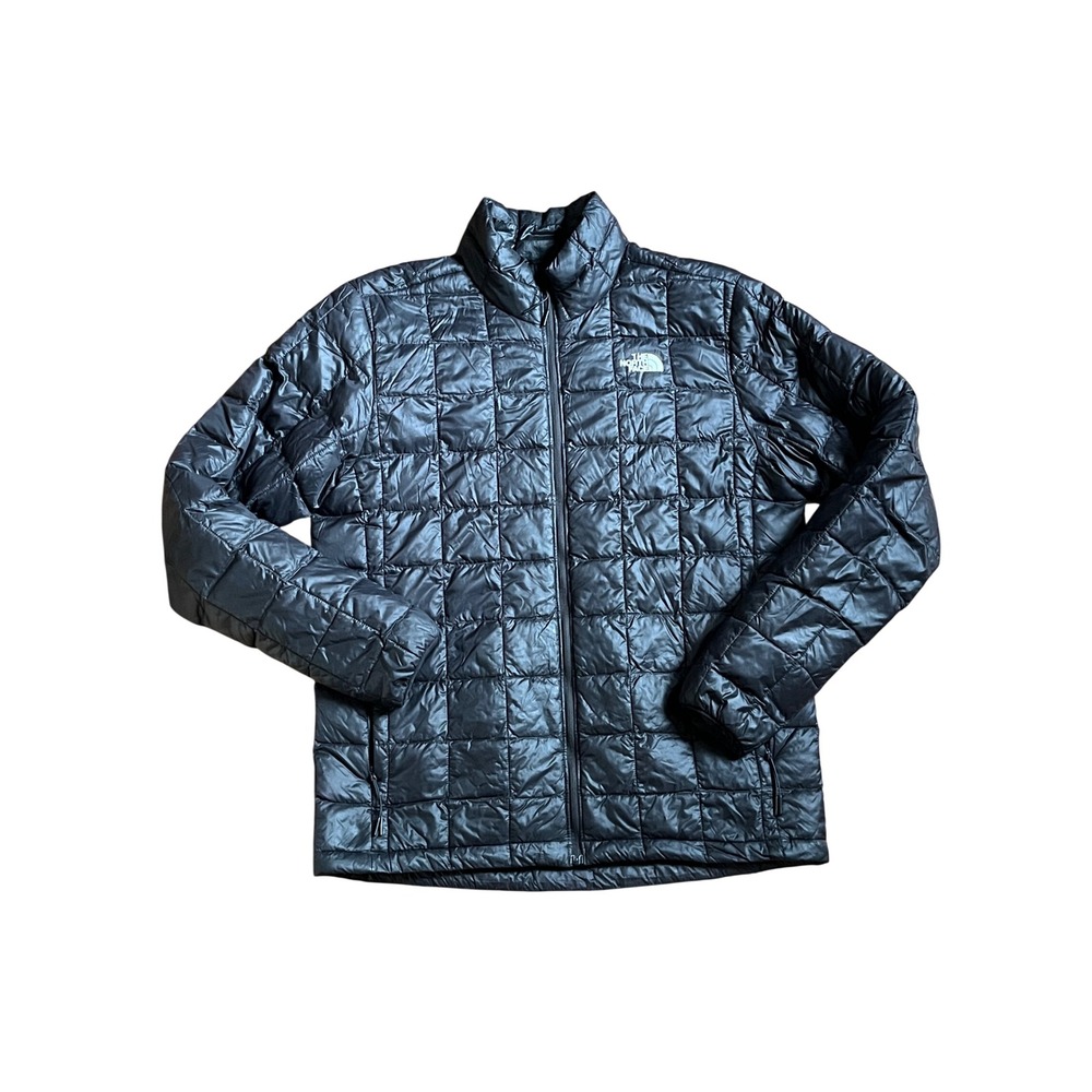 The North Face Thermoball Eco Jacket Men's Size Medium Black Full Zip Insulated